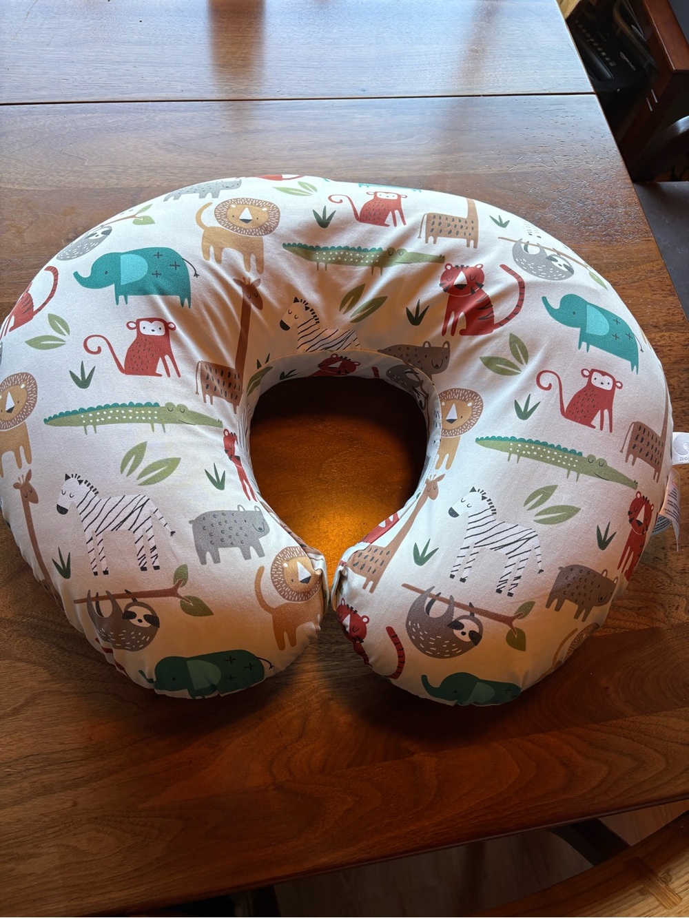 Boppy Nursing Pillow in Animal Print